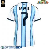 Maglie da calcio Argentina Rodrigo De Paul #7 Prima Maglia Femminile Mondiali 2026  Manica Corta